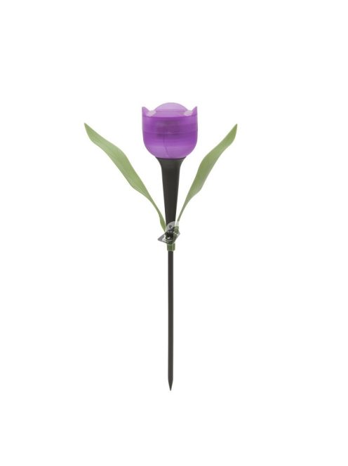 Napelemes, LED-es tulipán alakú kerti lámpa