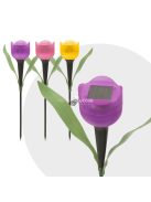 Napelemes, LED-es tulipán alakú kerti lámpa