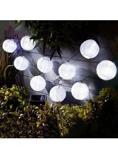 Szolár lampion fényfüzér - 10 db-os LED - 3,7 m