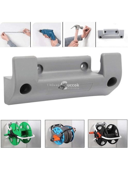 Falra szerelhető tömlőtekercs tartó