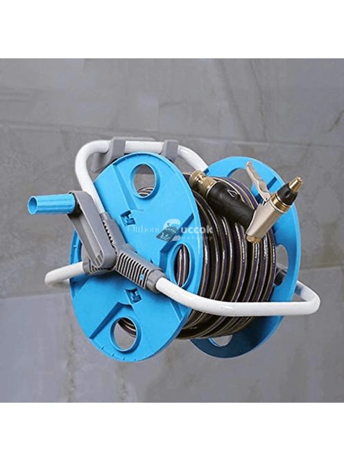 Falra szerelhető tömlőtekercs tartó