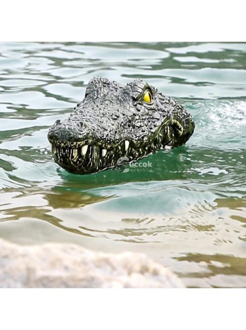 Távirányíthatós krokodilfej csónak