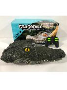 Távirányíthatós krokodilfej csónak
