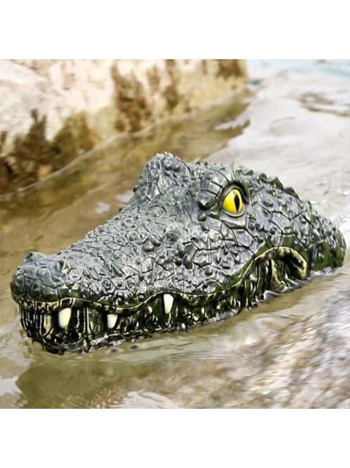 Távirányíthatós krokodilfej csónak