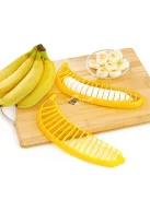Műanyag banánszeletelő