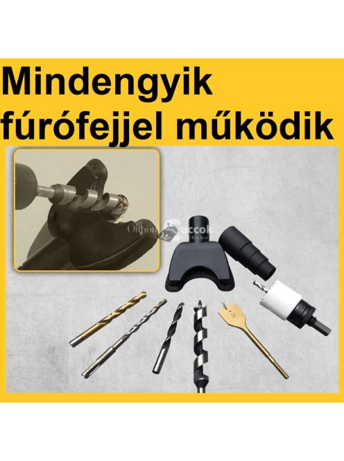 Kéz nélküli porszívó fúráshoz