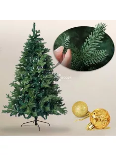 3D műfenyő, fém talppal, 180 cm