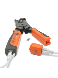 Krimpelő fogó kábeltesztelővel (Handy)