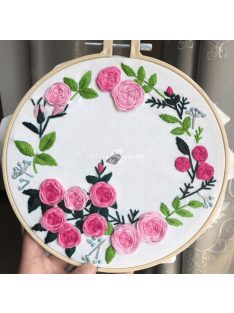 Virágos horgoló szett - Rózsa