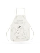 Színezhető kötény tollakkal