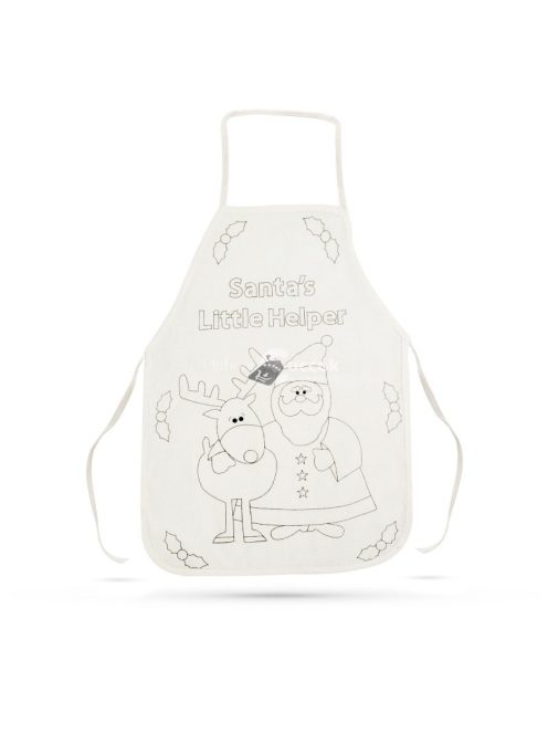 Színezhető kötény tollakkal