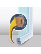 Öntapadós ajtó- ablakszigetelő (D - profil)