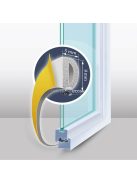 Öntapadós ajtó- ablakszigetelő (D - profil)