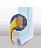 Öntapadós ajtó- ablakszigetelő (E -profil)