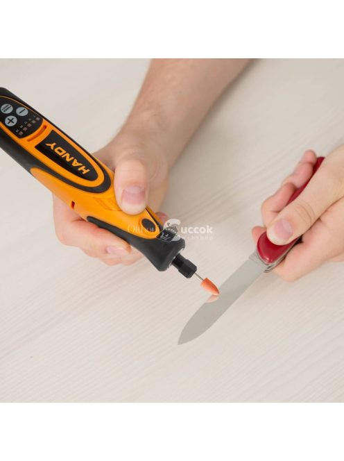 Panelfúró, csiszoló, polírozó szett (112 részes - akkumulátoros) -Handy