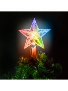 Karácsonyi LED-es csillag csúcsdísz