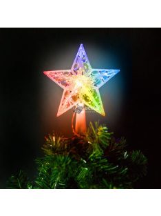 Karácsonyi LED-es csillag csúcsdísz