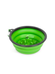 Összenyomható etetőtál habzsolásgátlóval (1000 ml)