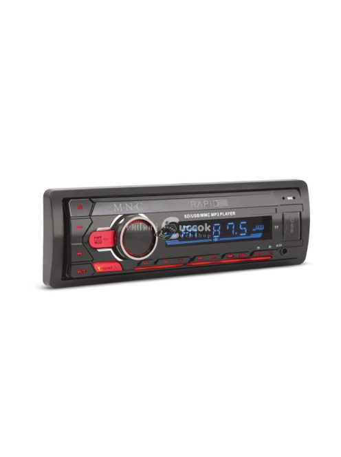 MNC Fejegység ''Rapid'' - 1 DIN - 4 x 50 W - BT - MP3 - AUX - SD - USB