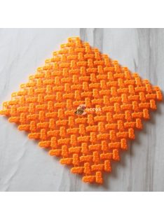 Csúszásgátló fürdőszobai szőnyeg - - Narancssárga