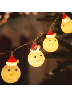 Hóember mintás LED fényfüzer