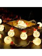 Hóember mintás LED fényfüzer