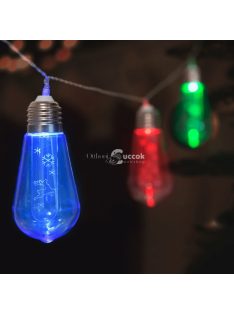 Villanykörte alakú LED fényfüzér