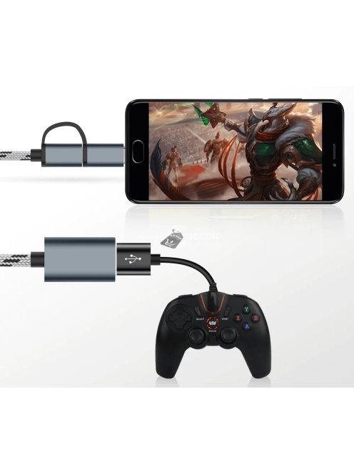 2 in 1 USB átalakító kábel