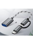 2 in 1 USB átalakító kábel