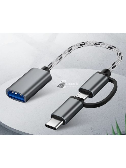 2 in 1 USB átalakító kábel