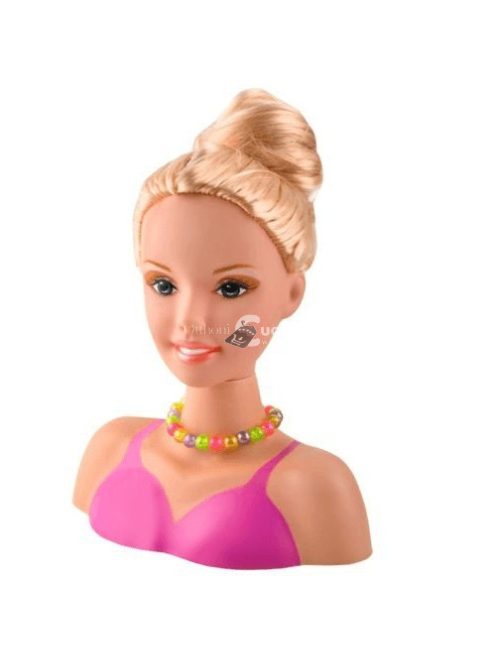 Fodrász babafej + kozmetikai kellék