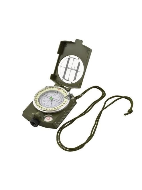 Katonai iránytű, tokkal és akasztóval