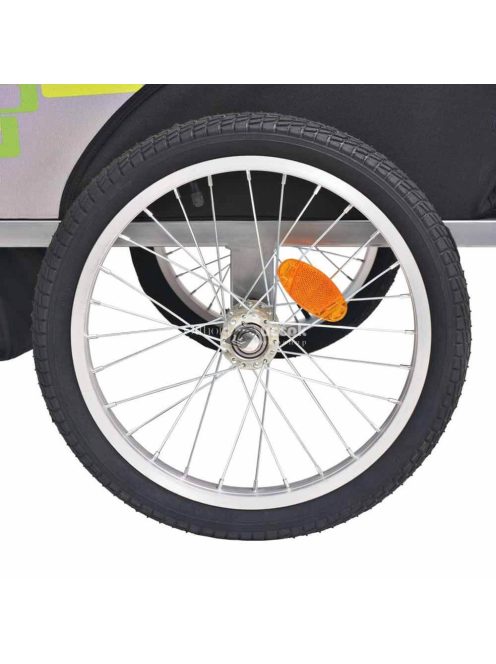 Kerékpár utánfutó gyerekeknek (30 kg teherbírás)