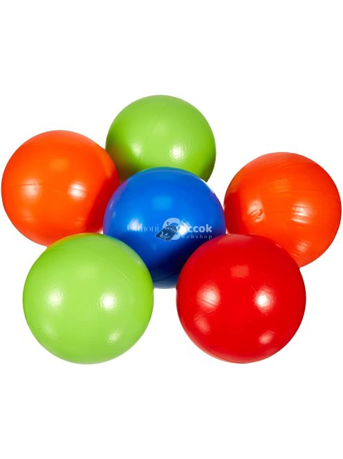 Színes műanyag labda szett, 100 darabos