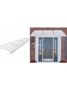 Műanyag előtető, 300x90, fehér