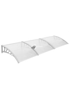 Műanyag előtető, 300x90, fehér