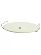 Pizzasütő kő lap, állvánnyal - 33 cm (Perfect Home)