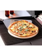 Pizzasütő kő lap, állvánnyal - 33 cm (Perfect Home)