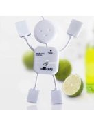 4 portos USB elosztó, emberke formájú