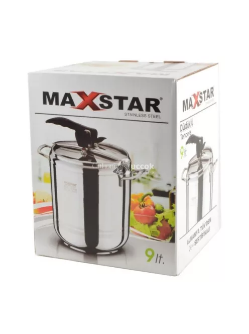 Gyorsfőző magas Kukta, 9 literes (Maxstar)