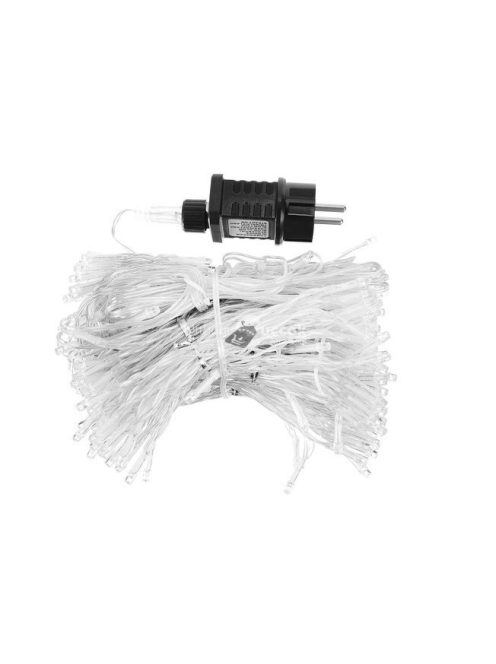 300 LED-es, hidegfehér fényfüzér