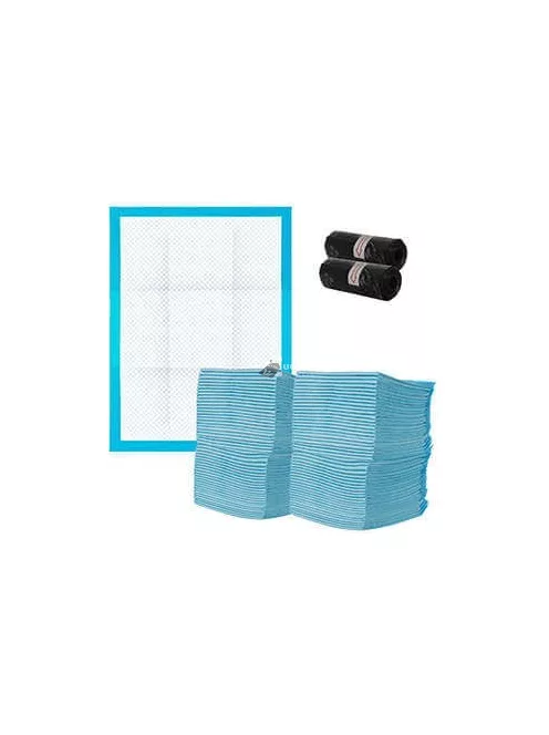 100 darabos nedvszívó higiéniai alátét, 30 darab tasakkal