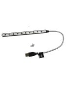 USB notebook lámpa - 10 LED (Esperanza Sirius)