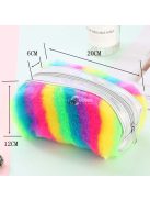 Színes plüss tolltartó