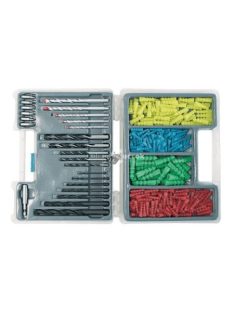 Fúrószár, bit, és tipli készlet (300 darabos)