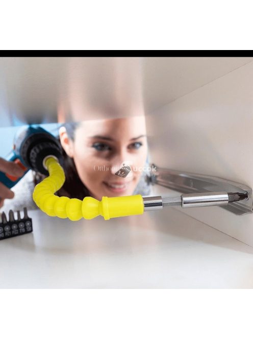 Rugalmas mágneses csavarbehajtó hosszabbító - 10 bit kiegészítővel (InnovaGoods)