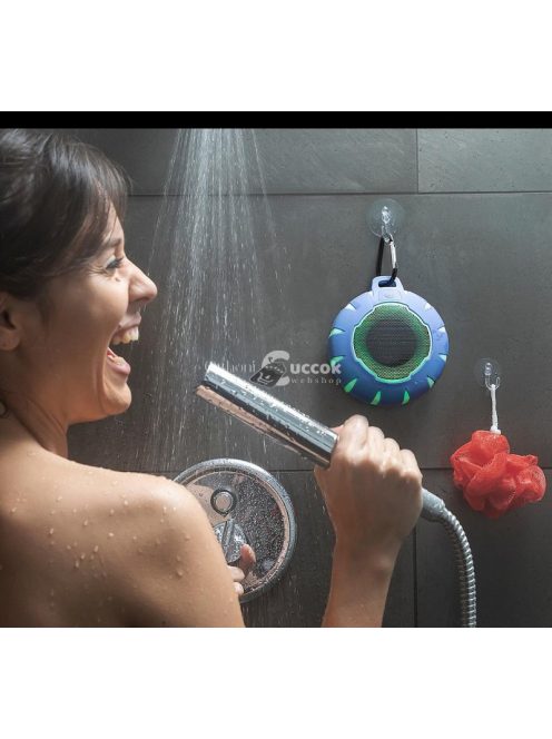 Vízálló, LED-es vezeték nélküli hangszóró (InnovaGoods)