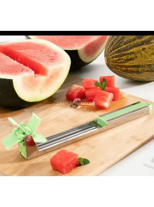 Görögdinnye szeletelő (kis kockákra)