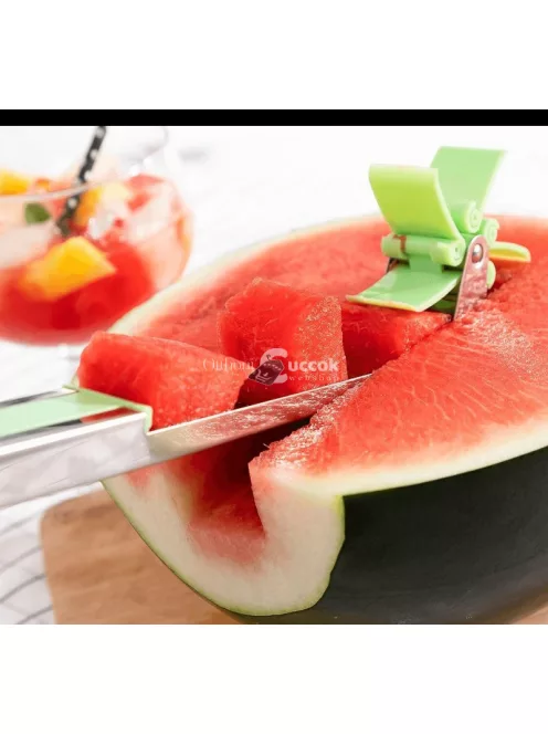 Görögdinnye szeletelő (kis kockákra)