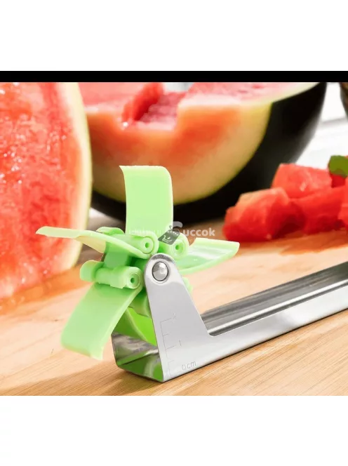 Görögdinnye szeletelő (kis kockákra)